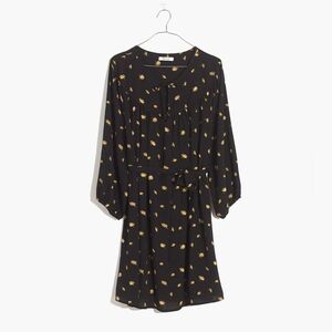 Madewell Tie-Waist Mini Dress in French Daisies